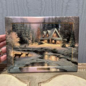 VTG 2000 Bradford Exchange Thomas Kinkade Deer Creek Lodge Wall Hanging Plate